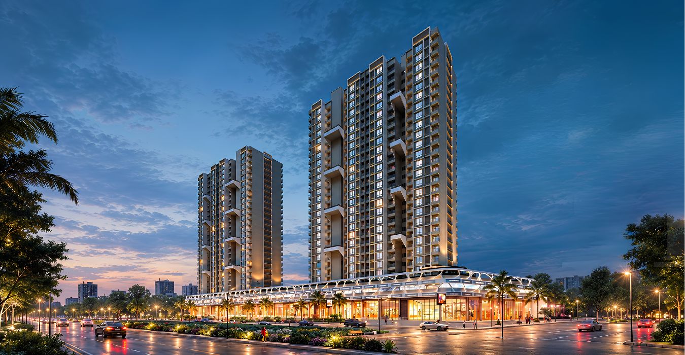 Legacy Highpoint township towers elevation view